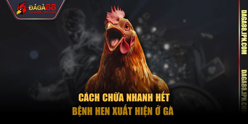 Cách chữa nhanh hết bệnh hen xuất hiện ở gà 