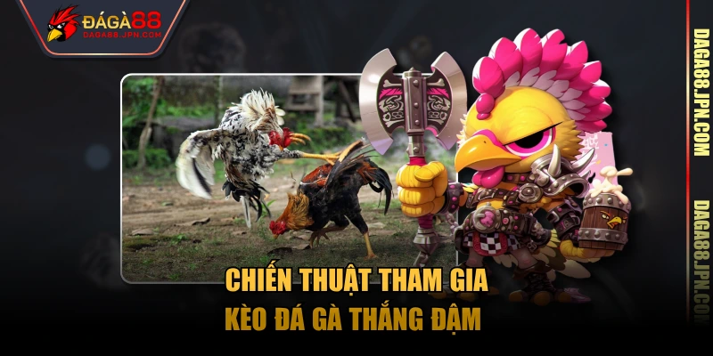 Chiến thuật tham gia kèo đá gà thắng đậm 