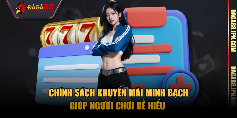Chính sách khuyến mãi minh bạch giúp người chơi dễ hiểu 