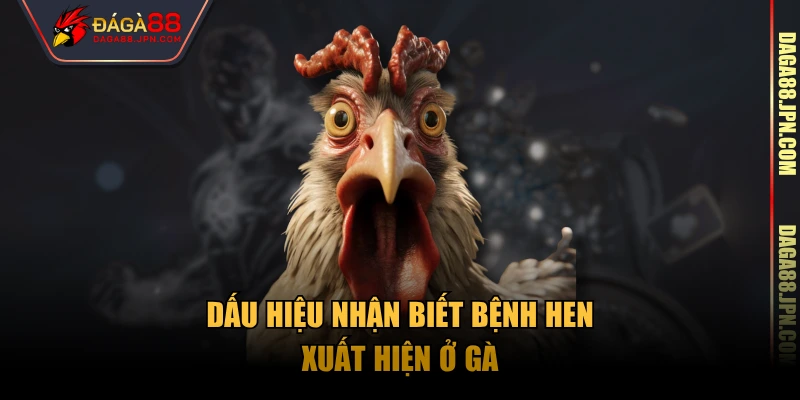 Dấu hiệu nhận biết bệnh hen xuất hiện ở gà