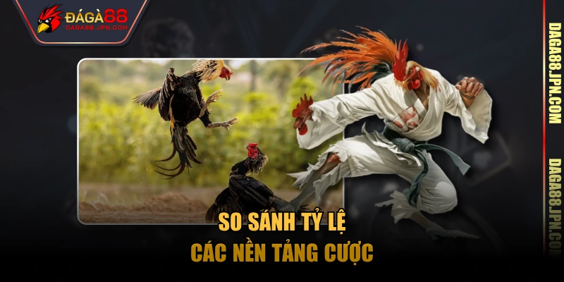 So sánh tỷ lệ các nền tảng cược