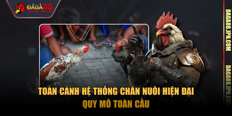 Toàn cảnh hệ thống chăn nuôi hiện đại quy mô toàn cầu